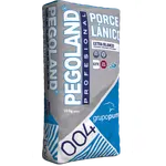 Adhesivo cementoso de ligantes mixtos con excelente trabajabilidad y gran blancura, Pegoland® Profesional Porcelánico C2 TE de Grupo Puma. Blanco. 20 kg
